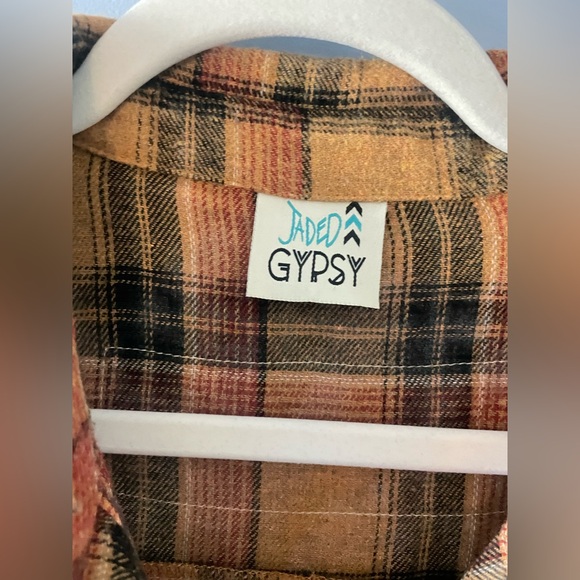 Jaded Gypsy Crisp Morning Air Flannel S/M - Picture 5 of 8